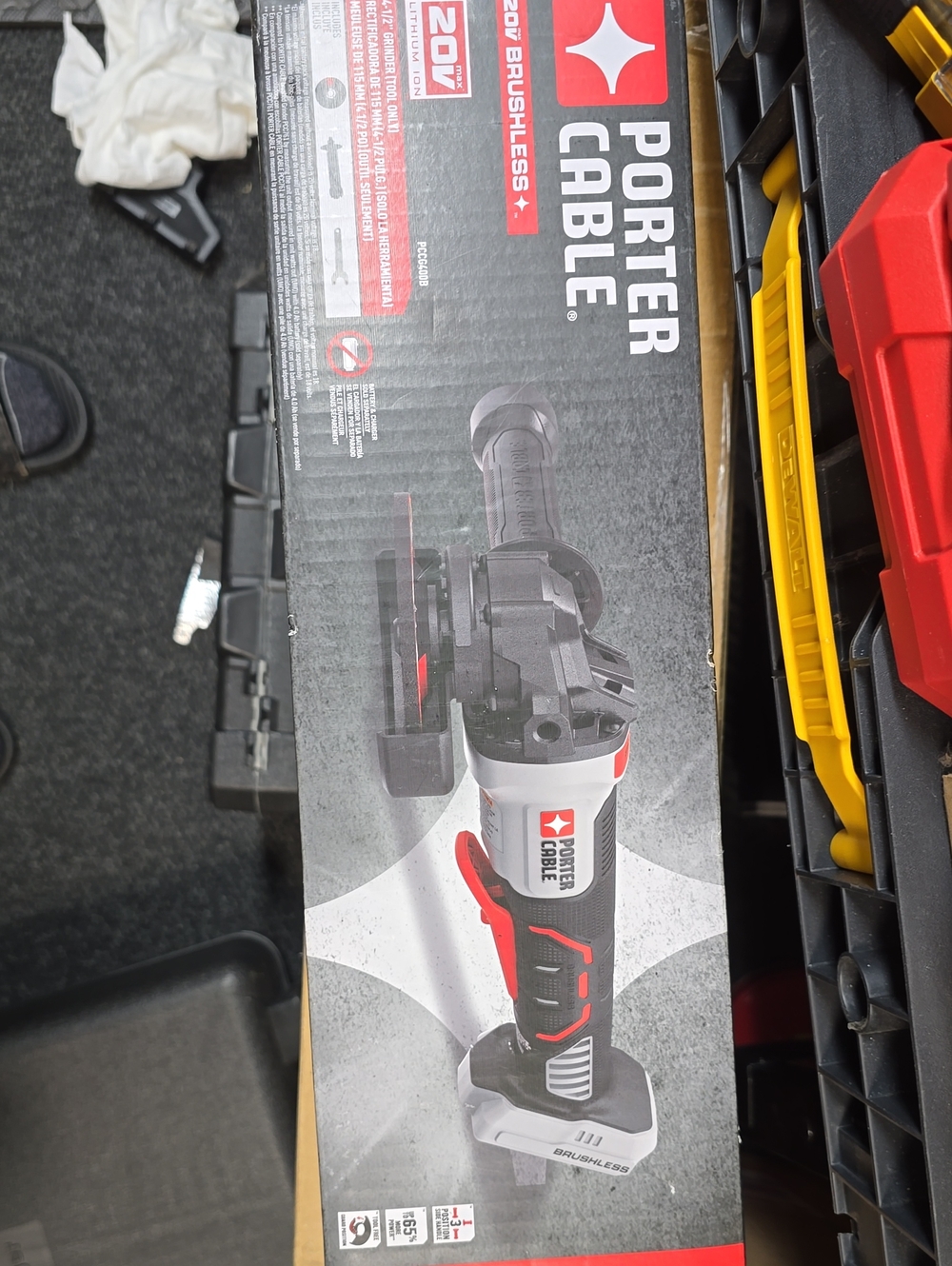 20V Cordless Brushless Grinder  Porter Cable